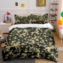 Camouflage Pattern Bedding Set Bedding set (1 duvet cover, 2 pillowcases, duvet not included) 135x200cm