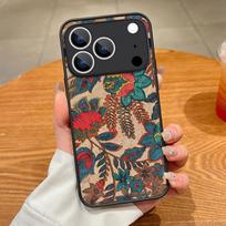 Thin Ring Magnetic For Magsafe Case For iPhone 17 Pro Max Case iPhone 16 15 14 13 Pro Max 17E Daisies Flowers Print Hybrid TPU+PC Matte Cover iPhone 14 Pro