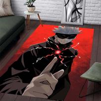 Gražus Jujutsu Kaisen rašto kilimas - Neslystantis virtuvės ir lauko kilimas, namų ir miegamojo dekoracija, gimtadienio dovana 60x90cm