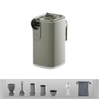 USB Rechargeable Electric Air Pump with Camping Light Vacuum PVC Boat Pump  for Outdoor Travel
