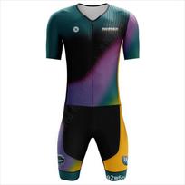 Mens Triathlon Cycling Suit Set Road Mountain Bike Running Roller Sports Performance Wear XS