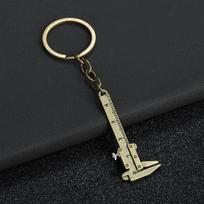 20pcs New Fashionable Car Key Mini Vernier Caliper Portable 0-40mm Keychain Measurement Tool Car Key Chain Ring Caliper