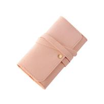 Foldable Jewelry Storage Bag Roll Up Design Ring Holder Durable Jewelry Roll Bag  Travel Use
