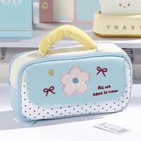 Soft Handle Pencil case Large Capacity Storage Bag Korean Style Pen Pouch  School Supplies
