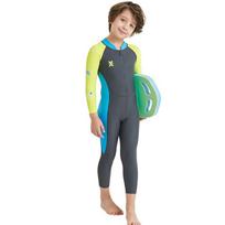 Vaikų viso kūno UV apsaugos nardymo kostiumas Snorkeliavimui Plaukimui Vandens sportui Greitai džiūstantis Lycra apsauginis kostiumas Unisex Child Medium blue