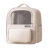 Hot Sale Pet Backpack Ins Dog Bag with Large Space for Convenient Outing Cat Bag Breathable Dog Backpack (as the picture,on e size)