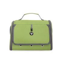 NCI PET New Square Parrot Travel Carrier Bag Nylon Breathable Portable Outdoor Transport Case for Lizard Hamster Small Pets (Green,33*25*24cm)