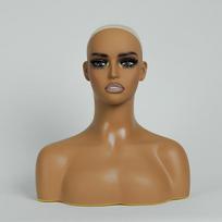China Supplier Head Human Model Fashion Beautiful Manequim Durable Easy-clean Vivid Decorative Head Mannequin for Shopping Mall OEM
