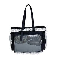 Large Capacity Lolita Transparent Crossbody Bag Ballet Style Anime Shoulder Bag Tote Bag  Shopping