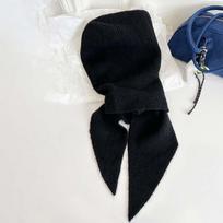Triangular Neck Collar Beanies Cap Acrylic Fibers Winter Neckerchief Hat Knitted Hooded Cap  School
