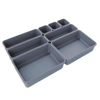 Haohana Drawer Divider Shallow for Slim Small Set of 8 Tray, Type, Desk, Stationery, Design, Organization, Table, Cupboard, Storage, Items, Cosmetics,
