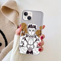 Kurama Demon Slayer telefono dėklas Apple Iphone Xr X Xs 8 12 Mini 14 Plus 7 6s Se 13 Pro 11 Pro Max Capa Anime dangtelis silikonas iPhone 12 Mini