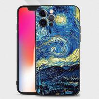 Telefono dėklas skirtas iPhone 14 14 13 12 11 Pro Max Xs Max Xr X 7 8 Plus 12 Mini 6s Silikoninis Black Shell Van Gogh Starry Sky Art For iPhone 7 8 Plus