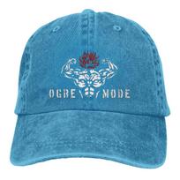 The Ogre Mode Baki The Grappler Yuujiro Hanma Baseball Cap Merch Fashion Distressed Denim Sun Cap Unisex Style One Size