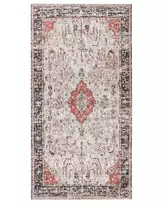 Kilimas ATTERA smėlio spalvos 80 x 150 cm medvilninis