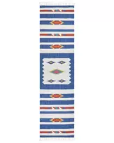 Kilimas VARSER spalvotas 80 x 300 cm medvilninis Kilim