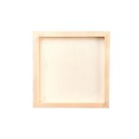 DIY Blank Wood Frame Blank Desktop Decorative Ornament Crafts Supplies for School Office Dormitory Desktop Decoration square B