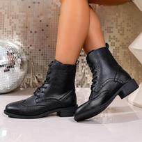 Thigh High Open Toe Boots For Women Wide Calf Leather Lace Up Round Toe Women'S Boots Fashionable And Casual Thick Botas Mujer 36