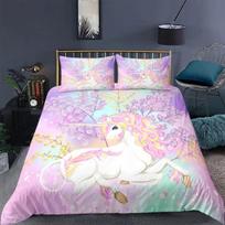 Vienaragio vaikų patalynės komplektas Vaikams Kūdikiui Vaikui 140x200 200x200 Antklodė Animacinis Patalynės užvalkalų rinkinys Pagalvės užvalkalas Lovos patalynė Lovos drabužiai EU Single 135x200cm gray