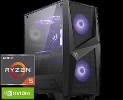 TopPC AMD Ryzen 5 (Zen 3) GMNG, Ryzen 5 5600X, 16GB (2x8) DDR4, GeForce RTX 3050, 1TB NVMe, no OS DATK249-1442215