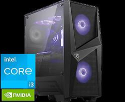 TopPC Intel Core i3 GMNG (DDR4), 16GB (2x8) DDR4, GeForce RTX 3050, 480GB NVMe, no OS DATK289-1442257