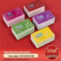 Mahjong Poker Chip Set