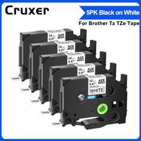 5/10PK AZE-231 Label Tapes Compatible for Brother TZ TZe-231 241 6/9/12/18/24mm Ribbon for  P-touch PT-E550W PT-P750W PT-D600 (as the picture,6mm)