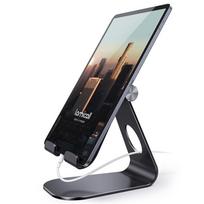 Lamicall S1X Universal Tablet Mount Desk Adjustable Multi-angle Mobile Phone Stand Sturdy Aluminum Alloy Pad Bracket 4.7-13 Inch Lay Flat