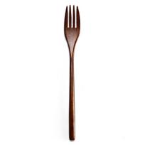 Dinner Kitchen Natural Wood Cooking Eco-friendly Tableware Wooden Forks Dinnerware Cutlery 1Pc