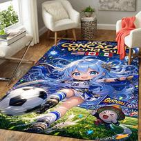 1pc Concacaf World Cup Carpet Rug for Bedroom Living Room Decor Sofa Home Game Area Rug Non-slip Floor Mat. DT71601169 40cm x 60cm