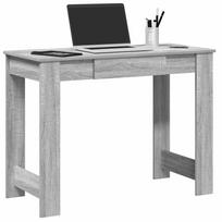 Desk, Sonoma Grey Oak, 100X45X75 Cm, Wood-Based Material