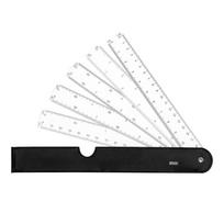 Multifunctional Metric Scale Ruler Folding Engineering Ruler Fan Shaped Scale Ruler for Architecture Quilting and Sewing