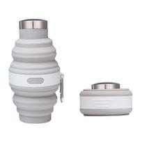 Silicone Collapsible Water Bottles Retractable Folding Drink Cups Hiking Cups  for Outdoor
