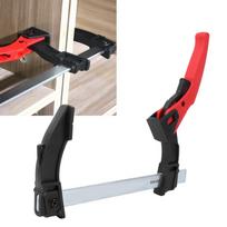 Ratchet Mechanism F Clamp One Handed Bar Clamp Durable Woodworking Clamp  Splicing