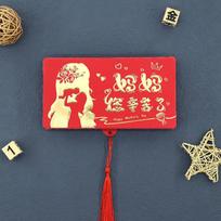 Practical Paper Folding Red Envelope 10 Card Positions Traditional Lucky Red Packet Large Capacity Chinese Style HongBao Party