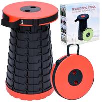 Portable folding stool red and black Situp