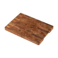 Thickened Teak Wood Cutting Board Rectangular Charcuterie Board High-end Chopping Block  Home 13.39X9.45X0.98 in