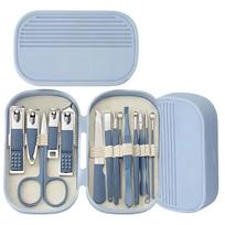 YOMITH Manicure Set, Nail Clippers Set, High-Carbon Steel Nail Care Kit, Portable Travel Mini Nail Cutter Kit with Box, Nail Grooming Kit with Earpic