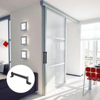 Easy Install Barn Door Pull Carbon Steel Sliding Door Pull Handle Sliding Barn Door Handle  Cabinet