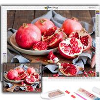 Diamond Painting Fruits and Macarons Embroidery Cross Stitch Rhinestone Home Decor Full Round 20X30CM