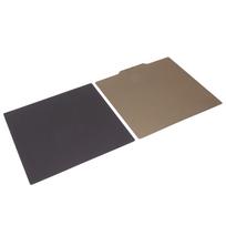 3D spausdintuvo spyruoklinio plieno statybinė plokštė, dvipusė, padengta PEI milteliais, magnetinė platforma, 255x255mm, skirta