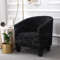 1pc Stretch Spandex Armchair Cover Anti-dirty Washable Seat Slipcover Single Relax Coffee Bar Chair Case for Living Room Office