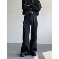 Men Spring Simple Baggy Wide Leg Pants Casual High Street Handsome Korean Daily Full-length Trousers 3XL juoda