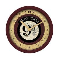 Harry Potter platformos 9 3/4 analoginis stalo laikrodis One Size