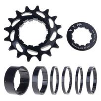 Bicycles Single Speed Cassettes Freewheels Wheel for Bikes, 16T 18T Aluminum Alloy Bicycles Single Speed Conversion Kits