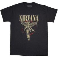 Nirvana Unisex Suaugusiųjų T-shirt 'In Utero' S juoda