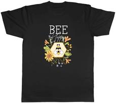Bumblebee Bee Day Flowers Floral Bee Happy Mens T-Shirt Tee Gift Top XXXXL