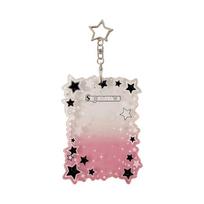 Lightweight Acrylic Badge Holders Keychain Accessory Strong ID Cards Case for Backpacks Travel Gear & Fan Merchandise