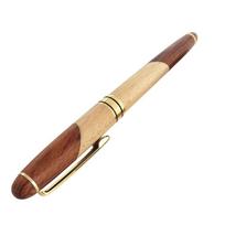 Roller Pen Wood Ballpoint Pen with Metal Pen Clip Business Singing Pen For Men Women School Office Writing Supplies 1