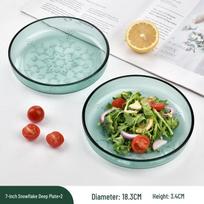 Mountain Upon Mountain Elegant Glass Plate Gift Set